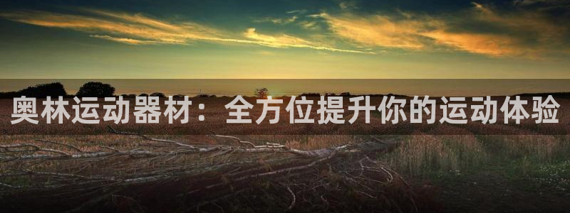 fb体育代理：奥林运动器材：全方位提升你的运动体验